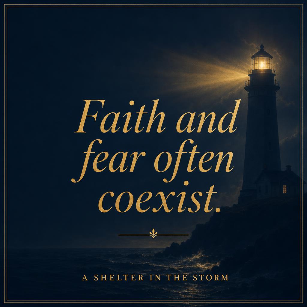 Faith and fear often coexist.