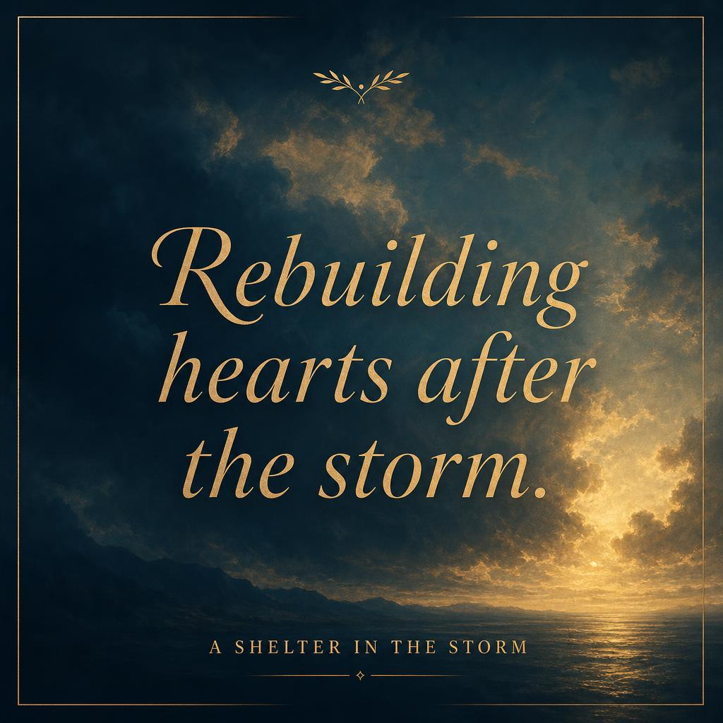 Rebuilding hearts after the storm.